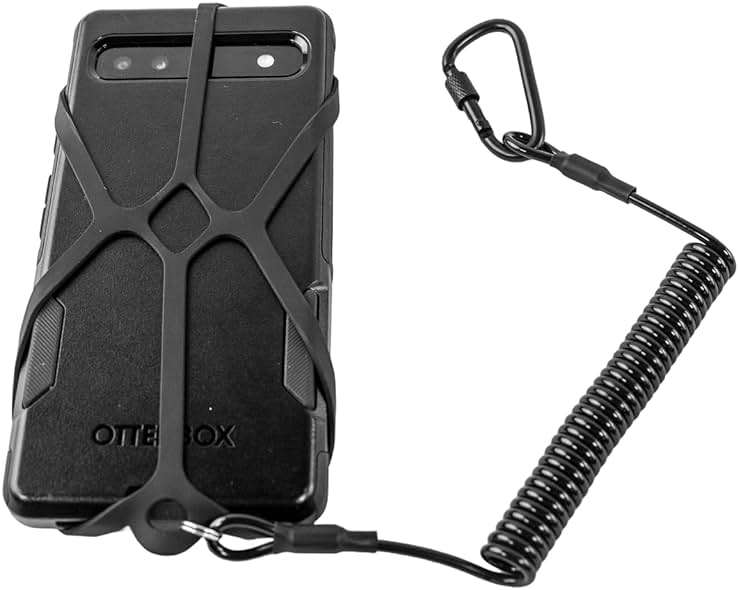 YakAttack Universal Smartphone Harness with Tether | Flexible Silicone Grip | Phone Leash for Kayaking, Fishing & Boating | Compatible with Most Phones - Image 6
