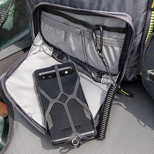 YakAttack Universal Smartphone Harness with Tether | Flexible Silicone Grip | Phone Leash for Kayaking, Fishing & Boating | Compatible with Most Phones - Image 10