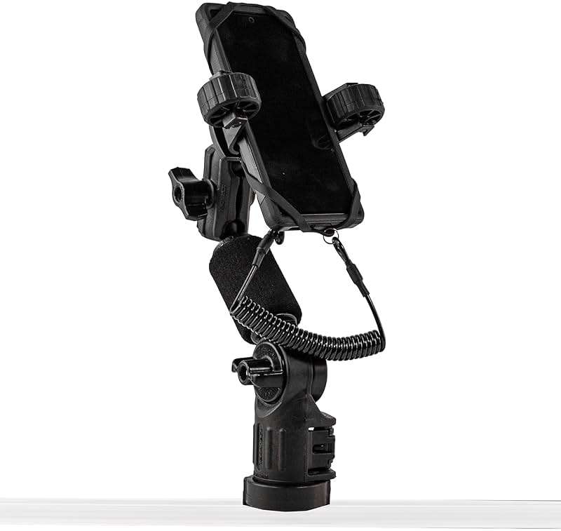 YakAttack RotoGrip Phone Holder Pro with LockNLoad Mount | Kayak Phone Mount for Fishing & Boating | One-Hand Operation | Fits iPhone 15 Pro Max, Galaxy S24 Ultra, Pixel 8 Pro | Made in USA - Image 6