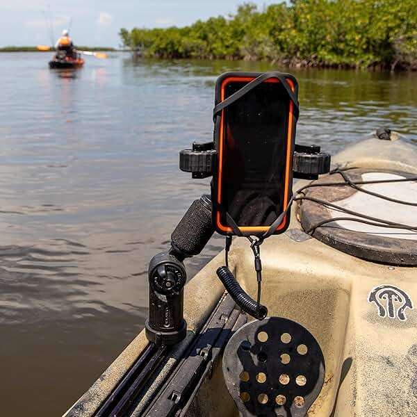 YakAttack RotoGrip Phone Holder Pro with LockNLoad Mount | Kayak Phone Mount for Fishing & Boating | One-Hand Operation | Fits iPhone 15 Pro Max, Galaxy S24 Ultra, Pixel 8 Pro | Made in USA - Image 9