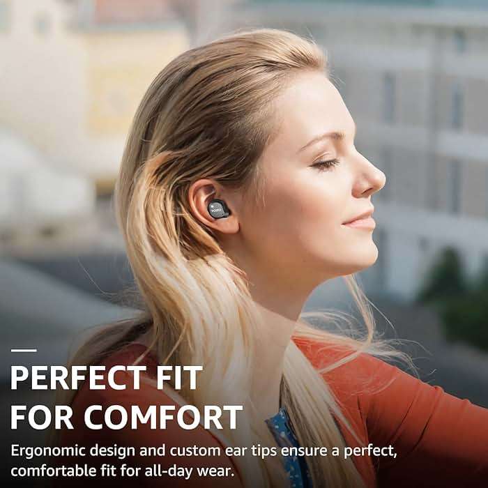 TOZO NC9 Hybrid Active Noise Cancelling Wireless Earbuds, 6 Mics ENC Clear Call, IPX8 Waterproof, in Ear Bluetooth 5.3 Headphones Stereo Bass Ear Buds 60H Playtime with LED Display 32 EQs via APP - Image 5