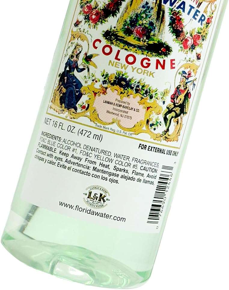 Lanman & Kemp Florida Water Cologne New York, Agua De Florida (16 Fl Oz (Pack of 1)) - Image 4
