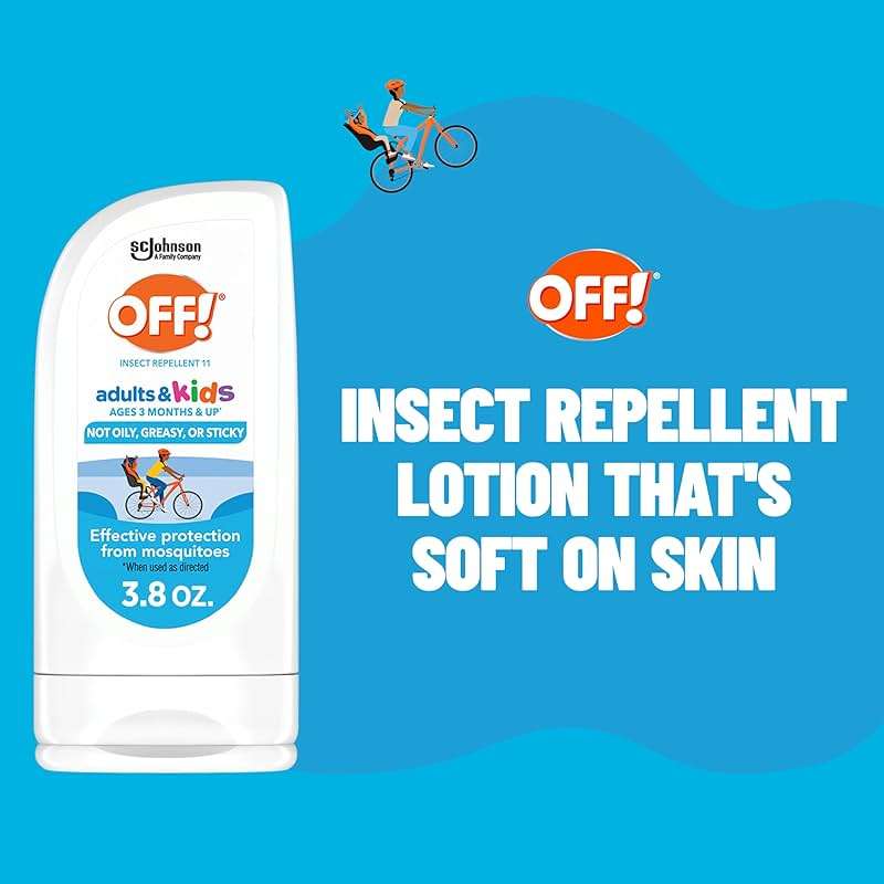 OFF! Insect Repellent Lotion for Adults & Kids, Fragrance-Free Picaridin Bug Repellent for Everyday DEET-Free Protection from Mosquitoes and Ticks, 3.8 oz | insect-repellants - Image 2