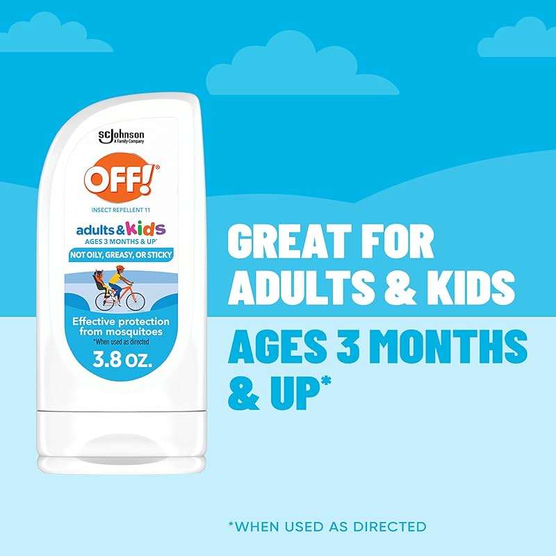 OFF! Insect Repellent Lotion for Adults & Kids, Fragrance-Free Picaridin Bug Repellent for Everyday DEET-Free Protection from Mosquitoes and Ticks, 3.8 oz | insect-repellants - Image 3