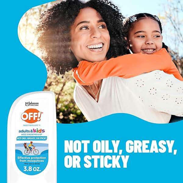 OFF! Insect Repellent Lotion for Adults & Kids, Fragrance-Free Picaridin Bug Repellent for Everyday DEET-Free Protection from Mosquitoes and Ticks, 3.8 oz | insect-repellants - Image 4