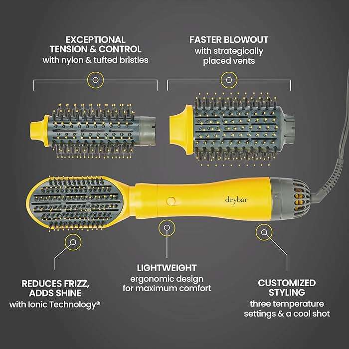 Drybar Blow-Dryer Shot Collection | Faster Blowouts with Tons of Volume and Less Frizz | Choose The Barrel Size Best for Your Hair Length and Desired Style - Image 4