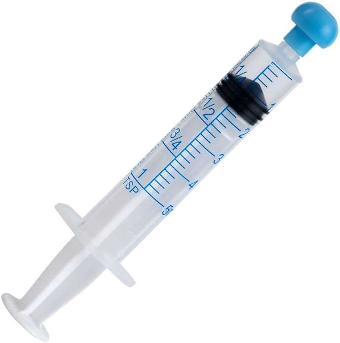 ONE-CARE 5ml Oral Syringe with Cap - Sterile, Individually Wrapped - 100 Syringes, Slip Tip, Uses include oral administration of medicine for infants, adults and animals - Image 8