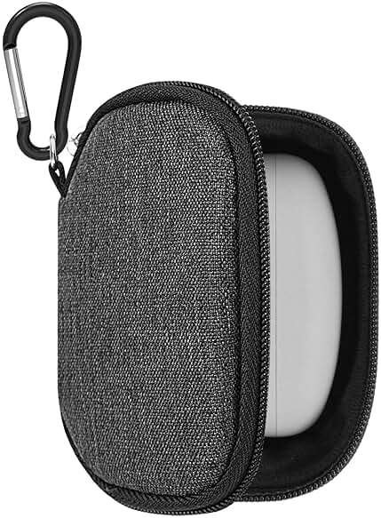 Geekria Earbuds Carrying Pouch Compatible with Sony WF-1000XM6, WF-1000XM5, WF-C710N, LinkBuds Open/Fit, WF-C510, Replacement Protective Earphones Travel Bag with Cable Storage (Dark Grey) - Image 1