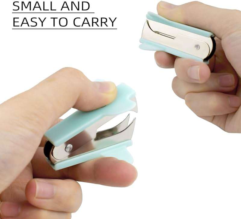 3 Pack Staple Remover Stapler Puller Remover Stapler Remover Tool for Home Office School Office Staple Removers Staple Removal Set Pinch Jaw Style Staple Remover Tool (Pink Purple Green) - Image 4