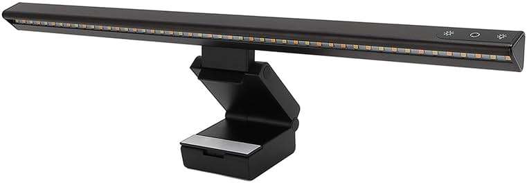 Zunate Computer Monitor Light Bar, Extra Computer Lighting, RGB Backlight LED 3 Gear Dimmable Screen Light Bar, Touch Control Screen Lamp for Office Desk Gaming - Image 4