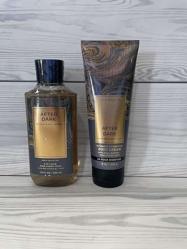 Bath & Body Works After Dark Men's 3-in-1 Hair, Face & Body Wash and Body Cream 2 Piece Set - Image 3