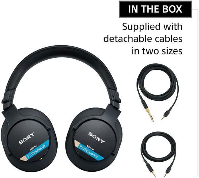 Sony MDR-M1 Professional Reference Closed Monitor Headphones - Image 5
