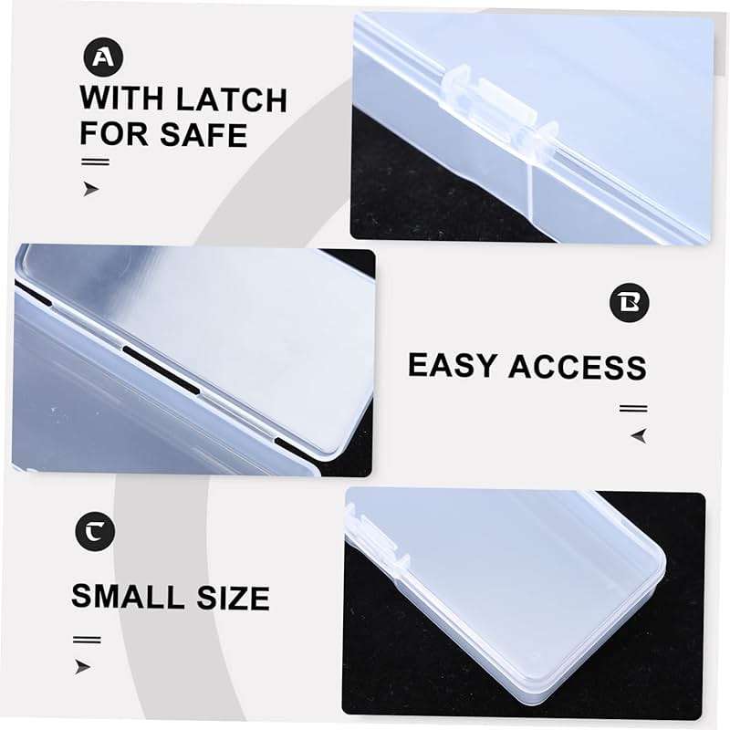 KITANDOVE 10pcs Boxes Case Razor Bank Sharps Container Razor Storage Bank Disposal Container Jewelry Organizer Tray Utility Case Disposal Can Desk Containers Dispenser Plastic - Image 9