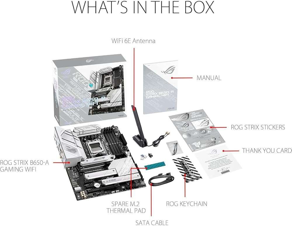 Micro Center CPU Motherboard Kit AMD Ryzen 7 7800X3D Unlocked Desktop Processor with ASUS ROG Strix B650-A Gaming WiFi 6E AM5 Gaming Motherboard - Image 7