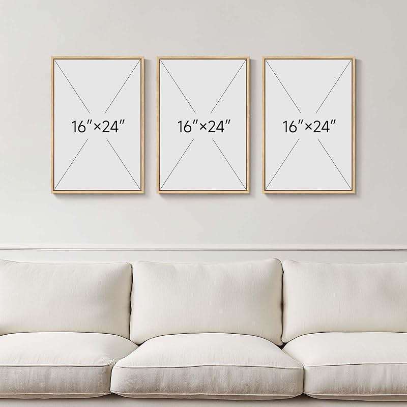 Framed Vintage Matisse Wall Art, Large Set of 3 Piece Colorful Canvas Artwork for Walls, Matisse Retro Landscape Paintings Prints Pictures for Living Room Bedroom Hallway Office Wall Decor 16x24 - Image 5
