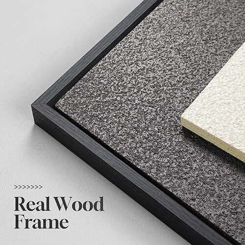 3D Textured Framed Abstract Wall Art, 3 Piece Modern Paintings Artwork for Walls, Black White Brown Geometric Sandstone Texture Pictures for Living Room Dining Room Bedroom Office Wall Decor 16x24 In - Image 7