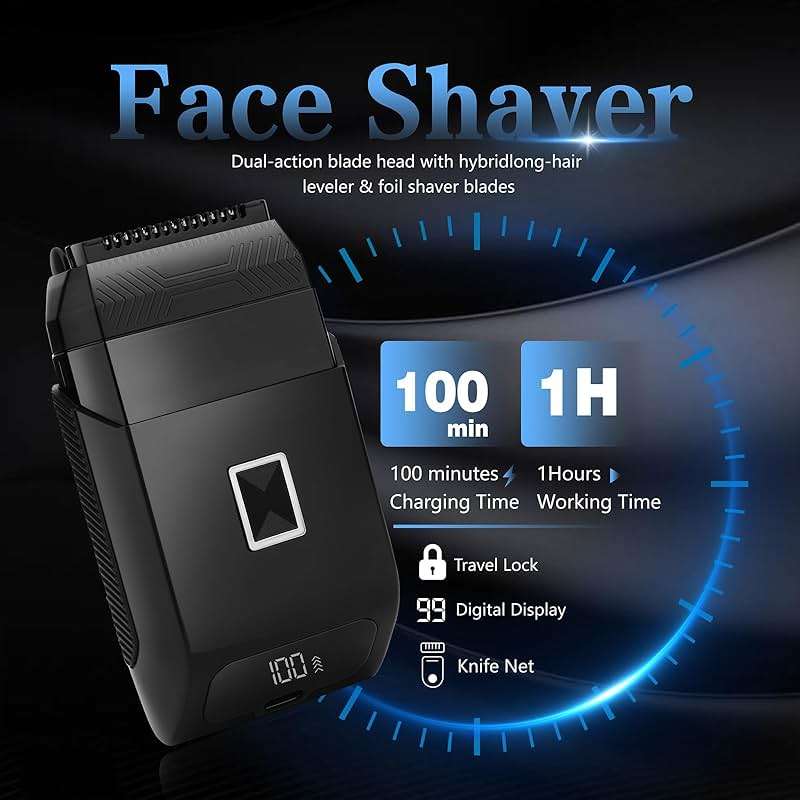Soonsell Manscape Beard Trimmer for Men,Body Hair Trimmer for Men,4 IN1 Men's Grooming Kit,LED Display,Waterproof,Wet/Dry Trimmer - Image 4