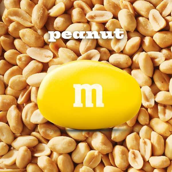 M&M's Peanut Candy Jars, Assorted Chocolate Candies, Party Size Bulk, Movie Night Treats, Buffet Chocolates, Resealable and Recyclable, 23 Ounces Each, Pack of 2 - Image 3