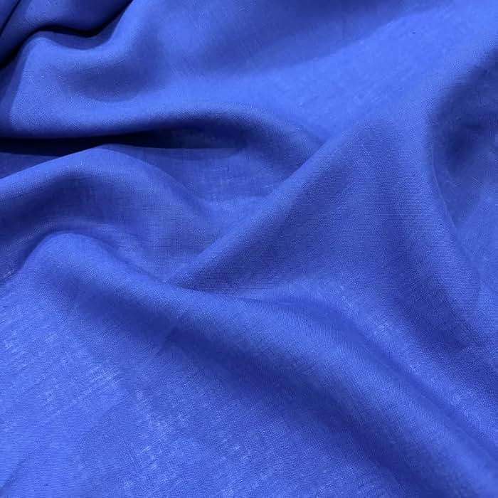 100% Linen Fabric Royal Blue European Linen, Dress-Clothing-Skirt Fabric, Home Textile(1.64 Yards or 59 inch Width) - Image 7