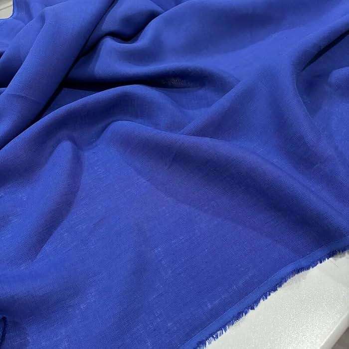 100% Linen Fabric Royal Blue European Linen, Dress-Clothing-Skirt Fabric, Home Textile(1.64 Yards or 59 inch Width) - Image 8