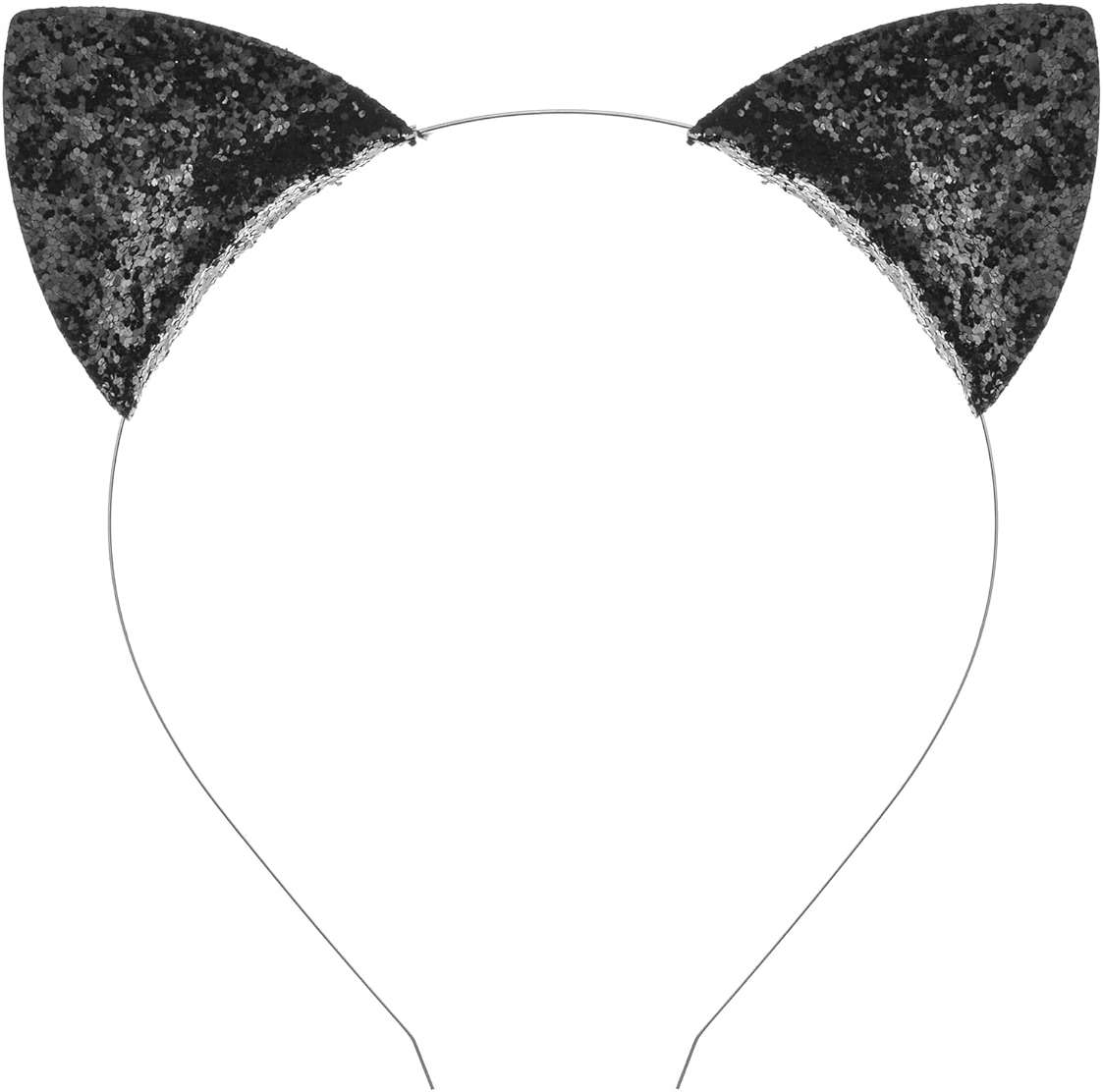DDazzling Glitter Cat Ears Headwear, Halloween Cosplay Party Favors - Image 1