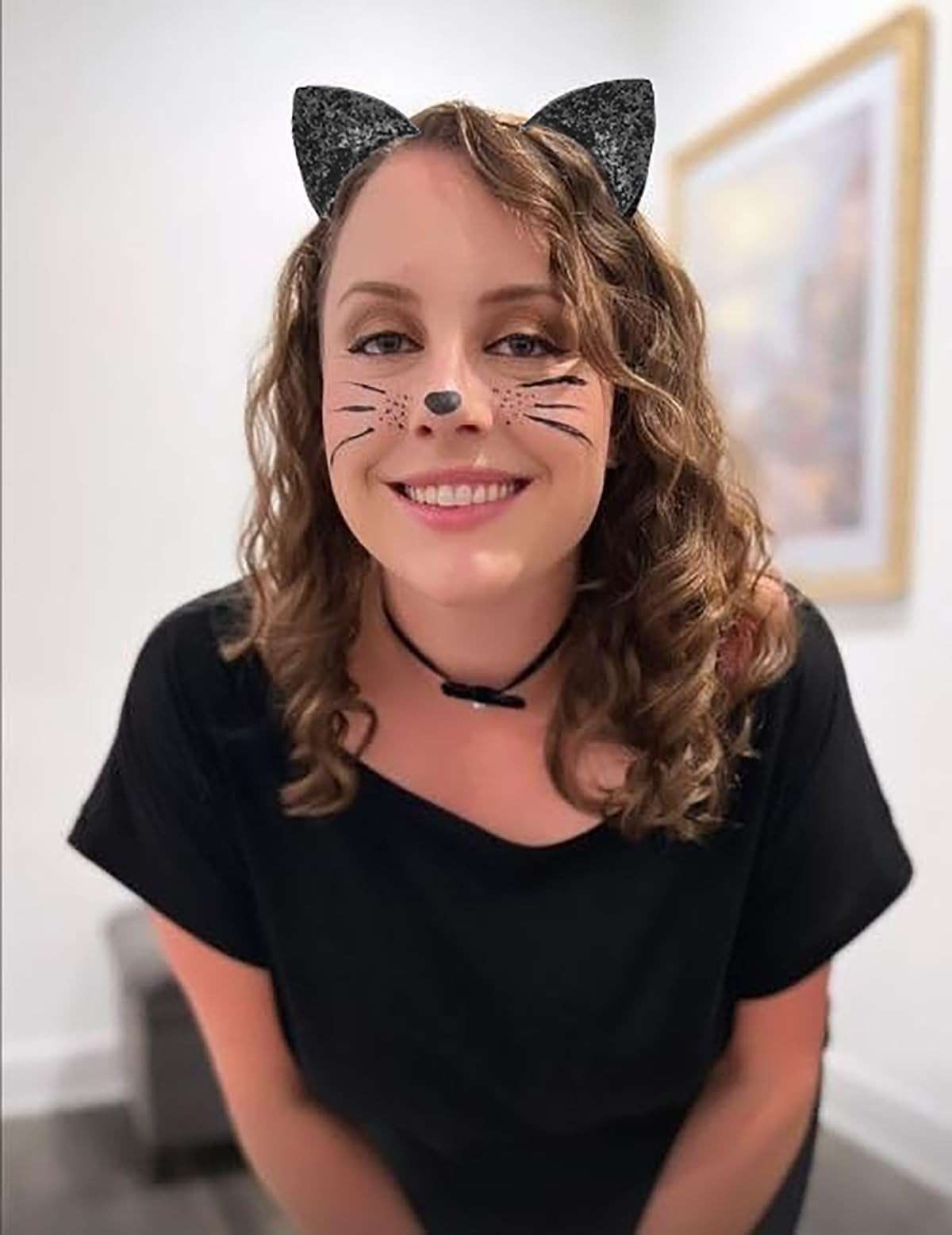 DDazzling Glitter Cat Ears Headwear, Halloween Cosplay Party Favors - Image 3
