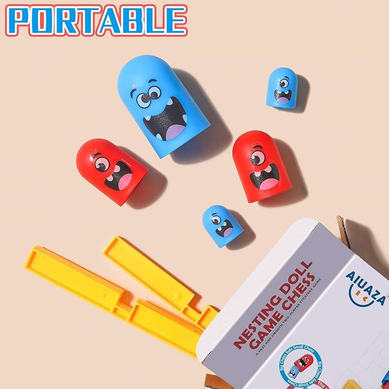 AIUAZA Tic Tac Toe Strategic Board Game for Kids and Family,Party Tabletop Games, Strategy Head to Head Games,Friendly Educational Board Game, Suitable Party 2 Players Toys (1PC) - Image 7