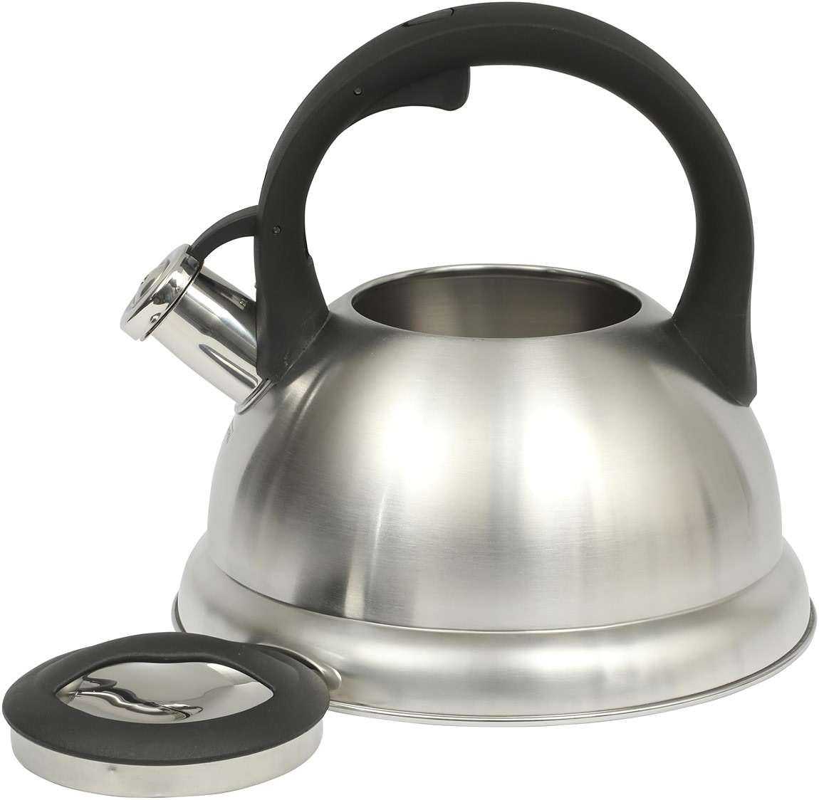 Mr. Coffee Hartbay 2.4 Quart Whistling Tea Kettle, Large Stainless Steel Stovetop Kettle, Durable Fast-Boil Tea Pot - Image 5