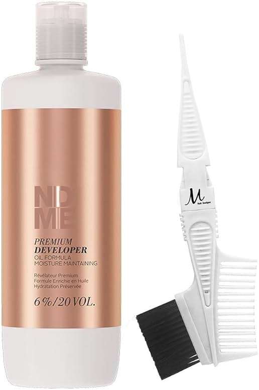 Blond-Me Developer 6% / 20 Volume 33.8 Oz and M Hair Designs Tint Brush Comb (Bundle) - Image 1