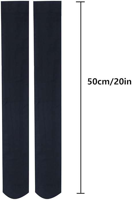 Bestjybt Women's Opaque Stretchy Nylon Over Knee Thigh High Stockings Knee High Costume Boot Socks for Daily Wear Cosplay - Image 3