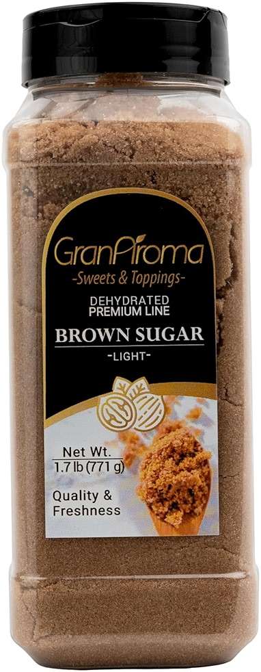 GranAroma Light Brown Sugar, Baking & Desserts, Cane Molasses, Pantry Staple (1.7 Pound) - Image 1