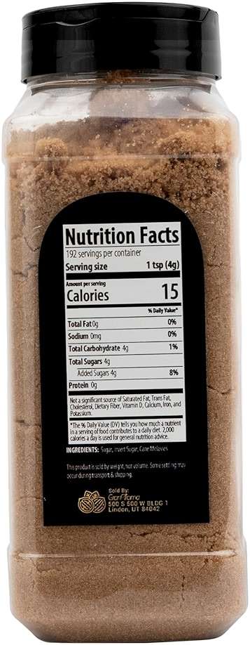 GranAroma Light Brown Sugar, Baking & Desserts, Cane Molasses, Pantry Staple (1.7 Pound) - Image 2