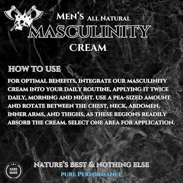 Masculinity Cream for Men – Herbal Vitality, Confidence & Daily Energy Support | Masculine Balance Blend 2 oz – King & Queen Wellness - Image 6
