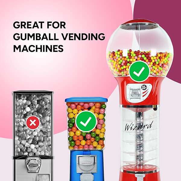 Chewing Gum for Kids - 1 Inch Large Gumballs - 50 Pcs Gum Balls - Assorted Flavors Double Bubble Chewing Gum -for Kids - Image 8