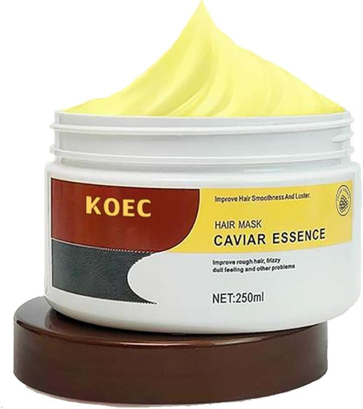 Collagen Hair Mask,Caviar Hair Treatment Mask For Damaged Hair Treatment,Deep Repair Conditioning Hair Repair Cream Hydrating Essence for Dry Frizzy Hair All Hair Types - Image 1