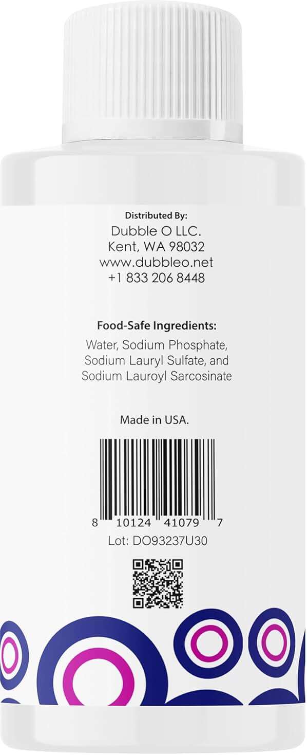 Dubble O Fruit and Veggie Wash Concentrate - 4 fl. oz. ⦾ Makes 2 Full Gallons of Produce Wash When Diluted ⦾ Cleans Wax, Dirt, and Contaminants ⦾ Tasteless and Odorless - Image 5