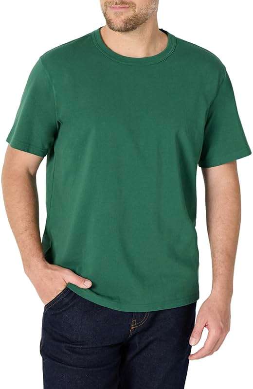 Amazon Essentials Men's Relaxed-Fit Heavyweight Cotton T-Shirt - Image 1