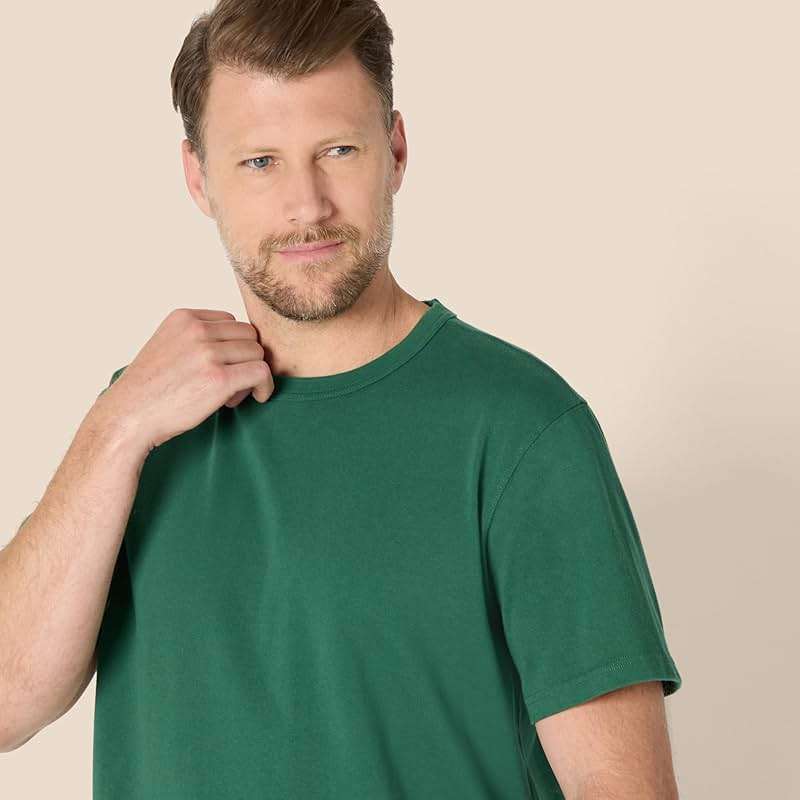 Amazon Essentials Men's Relaxed-Fit Heavyweight Cotton T-Shirt - Image 5