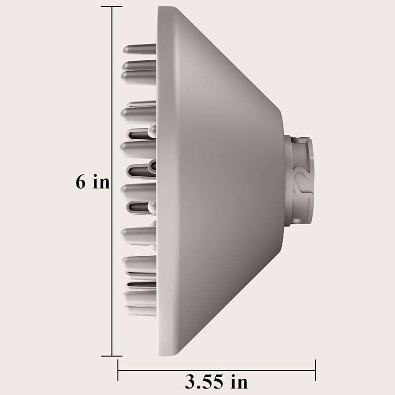 Chivixe Large Diffuser Attachment Compatible with Shark FlexStyle, Upgraded Bigger Diffuser Nozzle for Dryer Faster and Define Wavy, Curly, Coily Hair - Image 2