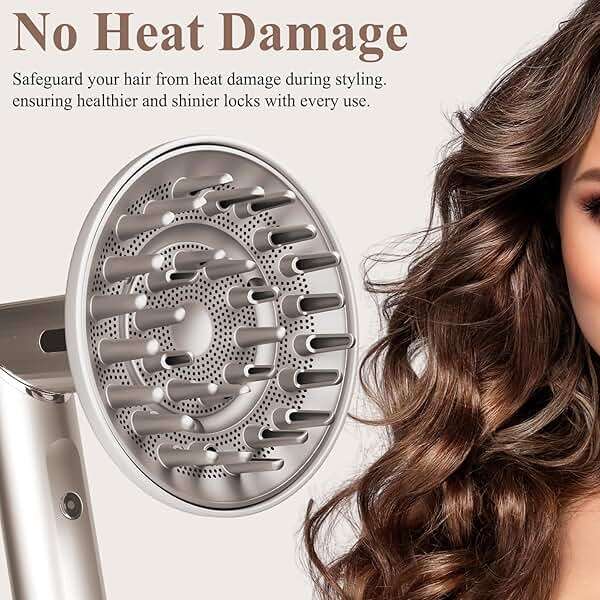 Chivixe Large Diffuser Attachment Compatible with Shark FlexStyle, Upgraded Bigger Diffuser Nozzle for Dryer Faster and Define Wavy, Curly, Coily Hair - Image 6