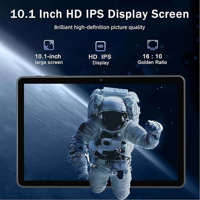 HUIHUANG Tablet 10 Inch Android 16 Tablet, 32GB RAM 128GB ROM, 1TB Expansion, T7280 Octa-Core, Tough Tablet Large Capacity Battery, Dual Camera, 5G/2.4G WiFi, Bluetooth 5.2, GPS - Black (Black) - Image 5