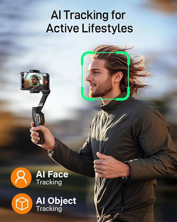 hohem iSteady X3 SE Gimbal Stabilizer for iPhone, Phone Stabilizer with Detachable Remote Control, Portable Foldable 3-Axis Phone Gimbal for Android & iPhone 16 15 Pro Max, Ideal for Travel Vlogging - Image 3