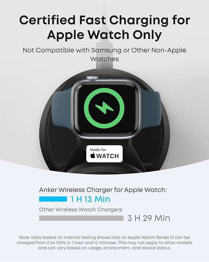 Anker MagSafe Charger Compatible, MagGo 3-in-1 Charging Station, Nano Charging Stand, Qi2 Certified 15W Magnetic Wireless Charger Dock, for iPhone 17/16/15/14, Apple Watch, AirPods (Adapter Included) - Image 4