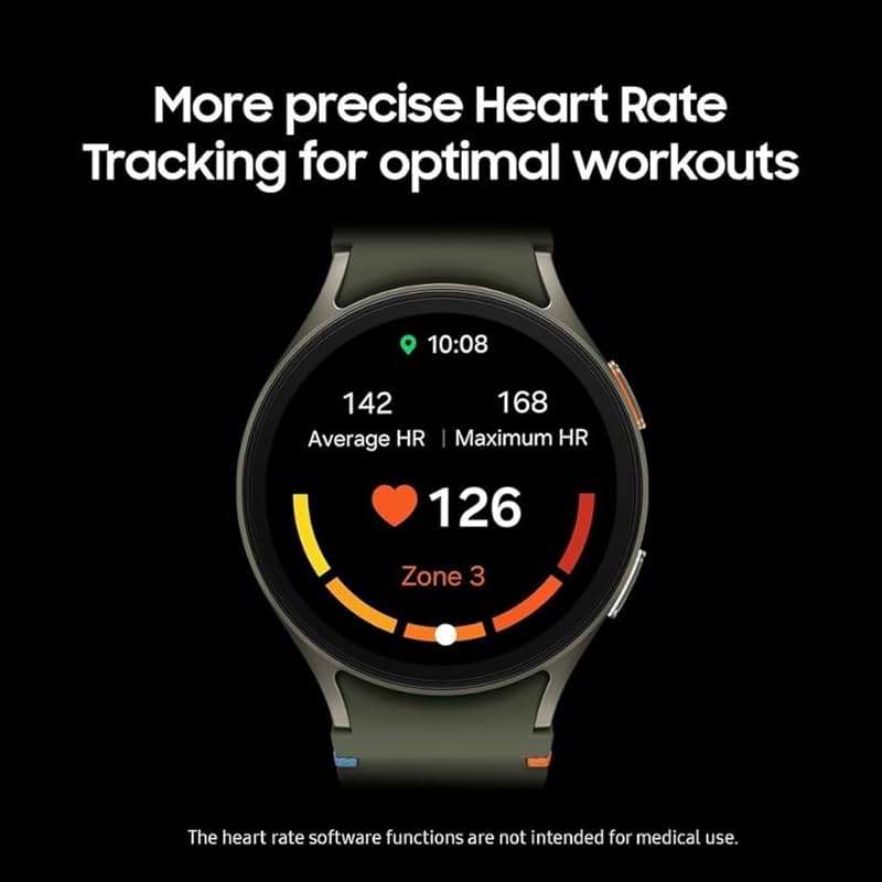 Samsung Galaxy Ai Watch 7 Latin American Version SM-L310N (44mm) Bluetooth Wellness Tips, Heart Rate Tracking, Sleep Monitor, Fitness Tracker (Silver) - Image 3