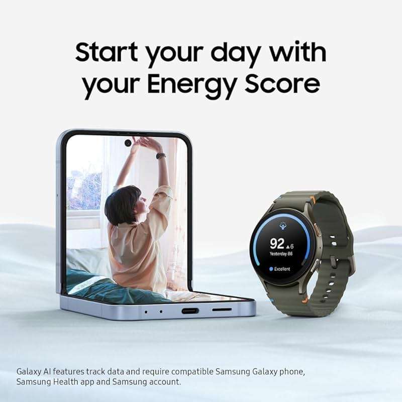 Samsung Galaxy Ai Watch 7 Latin American Version SM-L310N (44mm) Bluetooth Wellness Tips, Heart Rate Tracking, Sleep Monitor, Fitness Tracker (Silver) - Image 5