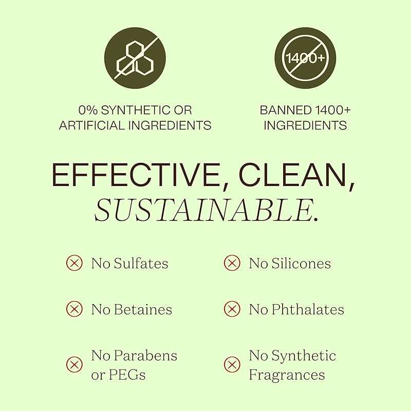Ingreendients Non Toxic Sulfate Free Volumizing Shampoo & Conditioner with Organic Ingredients For Fine & Thin Hair - Color Safe, Paraben & Gluten Free, Silicone Free, Vegan, Cruelty-Free, pH Balanced - Image 4