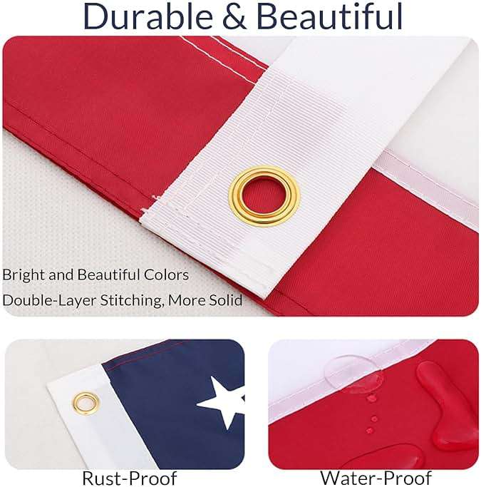 Custom Flag 3X5 Ft Custom American Flag Add Your Own Text/Logo/Photo Double Sided Funny Customized Flag For Bedroom Decoration Garden Yard Outdoors (Classical) - Image 7