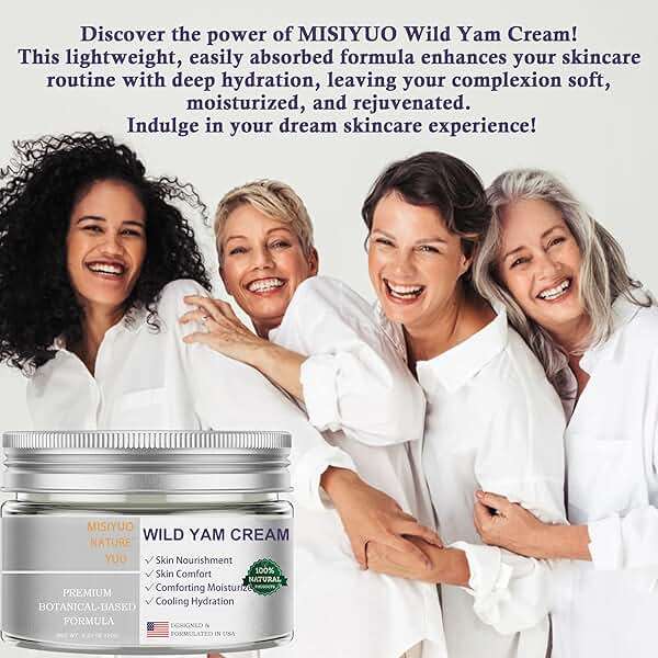 MIsiyuo Organic Wild Yam Cream for Women - Soothing Skin Comfort, Natural Ingredients, 120g - Image 7
