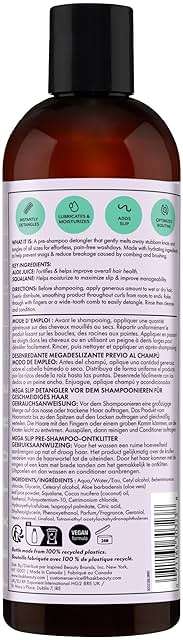 HASK Mega Slip Pre-Shampoo Detangler with Aloe Juice & Squalane for Wavy, Curly, Coily & Kinky Hair, Moisturizes, Adds Slip, Reduces Breakage, Vegan, Sulfate-Free, Cruelty-Free – 12 fl oz - Image 5