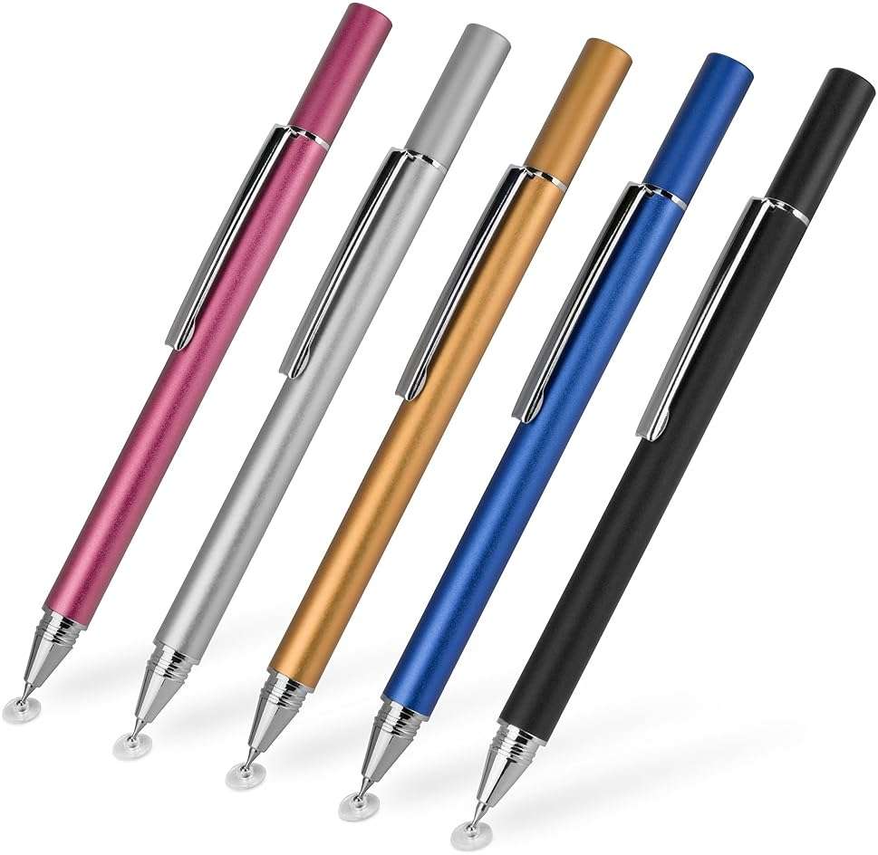 BoxWave Stylus Pen Compatible with Square Terminal POS - FineTouch Capacitive Stylus, Super Precise Stylus Pen - Jet Black - Image 4